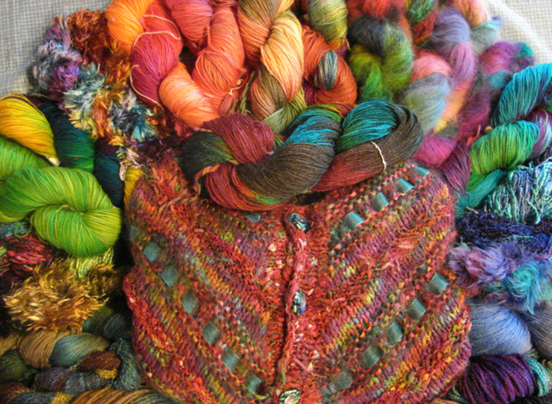 Organic Cotton Yarn 300 yds dk wt Hand Dyed Colors Starburst-Garden Pa –  Sweet Horse Design Co