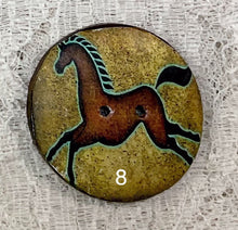 Load image into Gallery viewer, 1.18” Button-Horses assorted- Handcrafted -Great Adirondack-price is per button