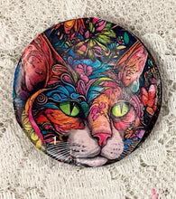 Load image into Gallery viewer, 1.5” Button-Colorful Cats- assorted - Great Adirondack Yarn -price per button