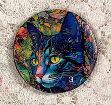 Load image into Gallery viewer, 1.5” Button-Colorful Cats- assorted - Great Adirondack Yarn -price per button
