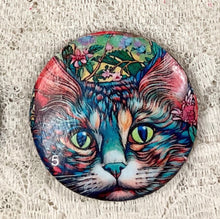 Load image into Gallery viewer, 1.5” Button-Colorful Cats- assorted - Great Adirondack Yarn -price per button