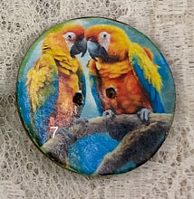 Load image into Gallery viewer, 1.18” Buttons-Colorful Parrots- assorteds- Handcrafted -Great Adirondack-price is per button