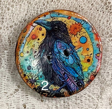 Load image into Gallery viewer, 1.18” Button-Ravens- assorted- Handcrafted -Great Adirondack-price is per button