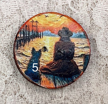 Load image into Gallery viewer, 1.18” Buttons- Van Gogh styles-assorted-Great Adirondack-handcrafted-price is per button