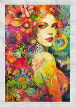 Load image into Gallery viewer, Matte Poster- Gorgeous Art Deco Woman- Bohemian- assorted sizes- Great Adirondack