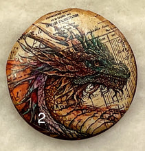 Load image into Gallery viewer, 1.18” Buttons-Dragons- assorted- Handcrafted -Great Adirondack-price is per button