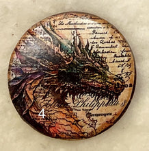 Load image into Gallery viewer, 1.18” Buttons-Dragons- assorted- Handcrafted -Great Adirondack-price is per button