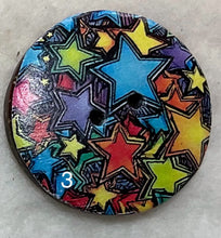 Load image into Gallery viewer, 1.18” Buttons-Stars-Rainbow-celestial- assorted- Handcrafted -Great Adirondack-price is per button