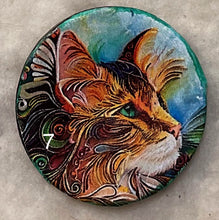 Load image into Gallery viewer, 1.18” Buttons-Art cats-rainbow quilled- assorted- Handcrafted -Great Adirondack-price is per button
