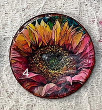 Load image into Gallery viewer, 1.18” Buttons-sunflowers- assorted- Handcrafted -price is per button