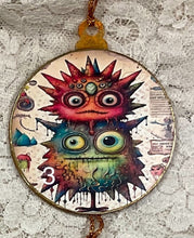 Load image into Gallery viewer, 3” ornaments-funny funky creatures-assorted-holiday-Christmas-gift-price per ornament
