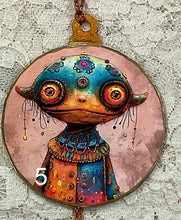 Load image into Gallery viewer, 3” ornaments-funny funky creatures-assorted-holiday-Christmas-gift-price per ornament