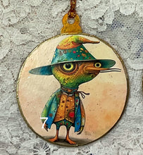 Load image into Gallery viewer, 3” ornaments-funny funky creatures-assorted-holiday-Christmas-gift-price per ornament