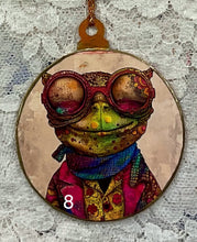 Load image into Gallery viewer, 3” ornaments-funny funky creatures-assorted-holiday-Christmas-gift-price per ornament