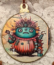 Load image into Gallery viewer, 3” ornaments-funny whimsical creatures-assorted-special occasion-Christmas-gift-price per ornament