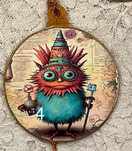 Load image into Gallery viewer, 3” ornaments-funny whimsical creatures-assorted-special occasion-Christmas-gift-price per ornament