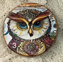 Load image into Gallery viewer, 1.18” Buttons- Owls-artistic-assorted-Great Adirondack-handcrafted-price is per button