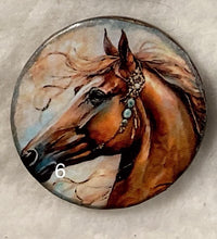 Load image into Gallery viewer, 3” ornaments-Horses-assorted-1-holiday-Christmas-gift-price per ornament