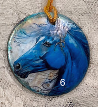 Load image into Gallery viewer, 3” ornaments-Horses-assorted-2-holiday-Christmas-gift-price per ornament -special occasion