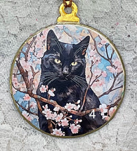 Load image into Gallery viewer, 3” ornaments- Cats-Van Gogh style- assorted- holiday-Christmas-gift-price per ornament