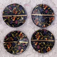 Load image into Gallery viewer, 1.18” Buttons-celestial- wildflowers-Laurel Burch-assorted-Great Adirondack-handcrafted-price is per button