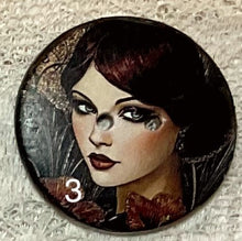 Load image into Gallery viewer, 1.18” buttons -Art Deco womans faces-assorted-Great Adirondack-handcrafted-price is per button