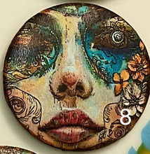 Load image into Gallery viewer, 1.18” or 1.50” buttons-celestial women- spiritual-Great Adirondack-handcrafted-price is per button