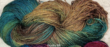 Load image into Gallery viewer, Rayon Cotton Yarn-350 yds - sport wt-Hand Dyed-Rocky Mt- old english