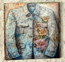 Load image into Gallery viewer, Drink Coaster-Ceramic Tile  -Vintage prints- jackets-hats- 4.25” x4.25”  Great Adirondack Yarn co.