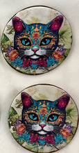 Load image into Gallery viewer, 1.75” Buttons- art cats-coconut-Handcrafted- Great Adirondack-price is per button