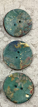 Load image into Gallery viewer, Buttons 1.08” Oriental Patterns Handcrafted Great Adirondack Yarn