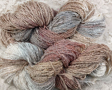 Load image into Gallery viewer, Novelty Rayon Cotton Yarn 250 yds Hand Dyed -5 assorted colors-Great Adirondack