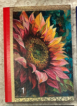Load image into Gallery viewer, 5 x 8" handcrafted notebook- flowers, butterfly, dragonfly prints-1 -4-diary- junk journal- lined pages- Great Adirondack