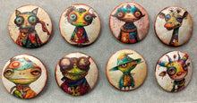 Load image into Gallery viewer, 2”  Pin-Brooch-Whimsical Creature-sassorted-handcrafted-Great Adirondack