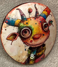 Load image into Gallery viewer, 2”  Pin-Brooch-Whimsical Creature-sassorted-handcrafted-Great Adirondack