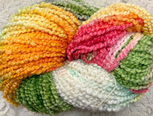 Load image into Gallery viewer, Bulky Wt Cotton -185 yds -Hand Dyed -colors-Marzipan-Peaches-Jelly Bean- Closeout