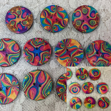 Load image into Gallery viewer, 1” Buttons- Rainbows- assorted -Handcrafted Great Adirondack Yarn