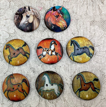 Load image into Gallery viewer, 1.18” Button-Horses assorted- Handcrafted -Great Adirondack-price is per button