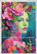 Load image into Gallery viewer, Matte Poster-  Art Deco Woman- Bohemian woman- assorted sizes- Great Adirondack