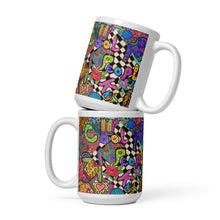 Load image into Gallery viewer, Cool People Knit ceramic coffee mug -Great Adirondack Yarn Co-original artwork-15 0z