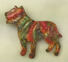 Load image into Gallery viewer, Pit Bull Terrier Pins Handcrafted Polymer Clay Great Adirondack Yarn
