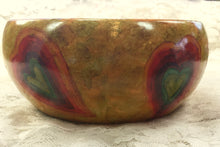 Load image into Gallery viewer, Rainbow Handpainted Yarn Bowls 5.75” wide x 2.75” high