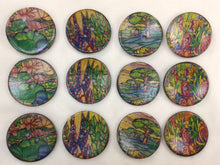 Load image into Gallery viewer, Button 1.5” Stained Glass Patterns Assorted Great Adirondack Yarn