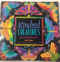 Load image into Gallery viewer, Vintage gift wrap books -Laurel Burch and more.