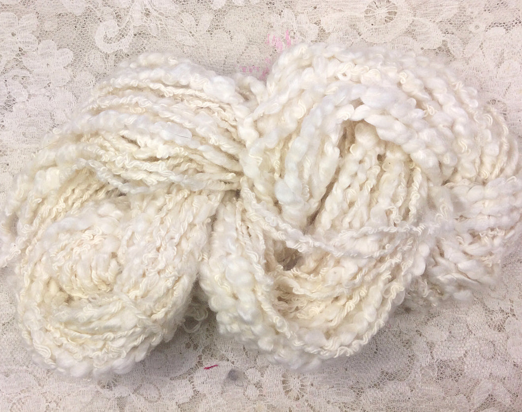 Bulky Wt Cotton Rayon 50 or 100 yds -natural color-dyeable