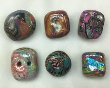 Load image into Gallery viewer, Polymer Clay Button 1/2 “ handcrafted- assorted
