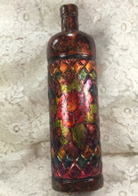 Load image into Gallery viewer, Handpainted Bottle  11.75 ” h x 3”