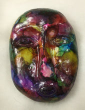 Load image into Gallery viewer, Face Pin polymer clay Handcrafted by Great Adirondack
