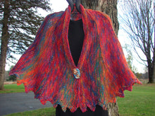 Load image into Gallery viewer, Sawtooth Shawl  Knitting Pattern Great Adirondack Yarn