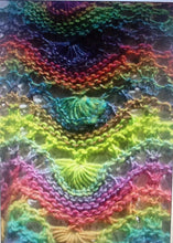 Load image into Gallery viewer, Fans and Eyelet Shawl or Wrap Knitting Pattern